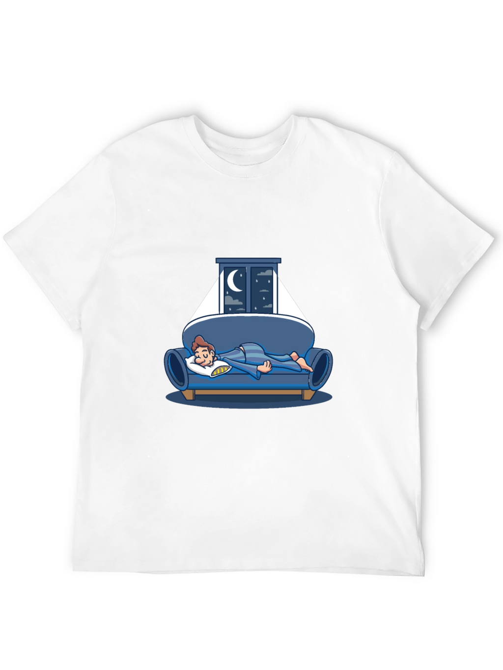 Sleepy Night T-Shirt - Relaxed Fit Cotton Tee