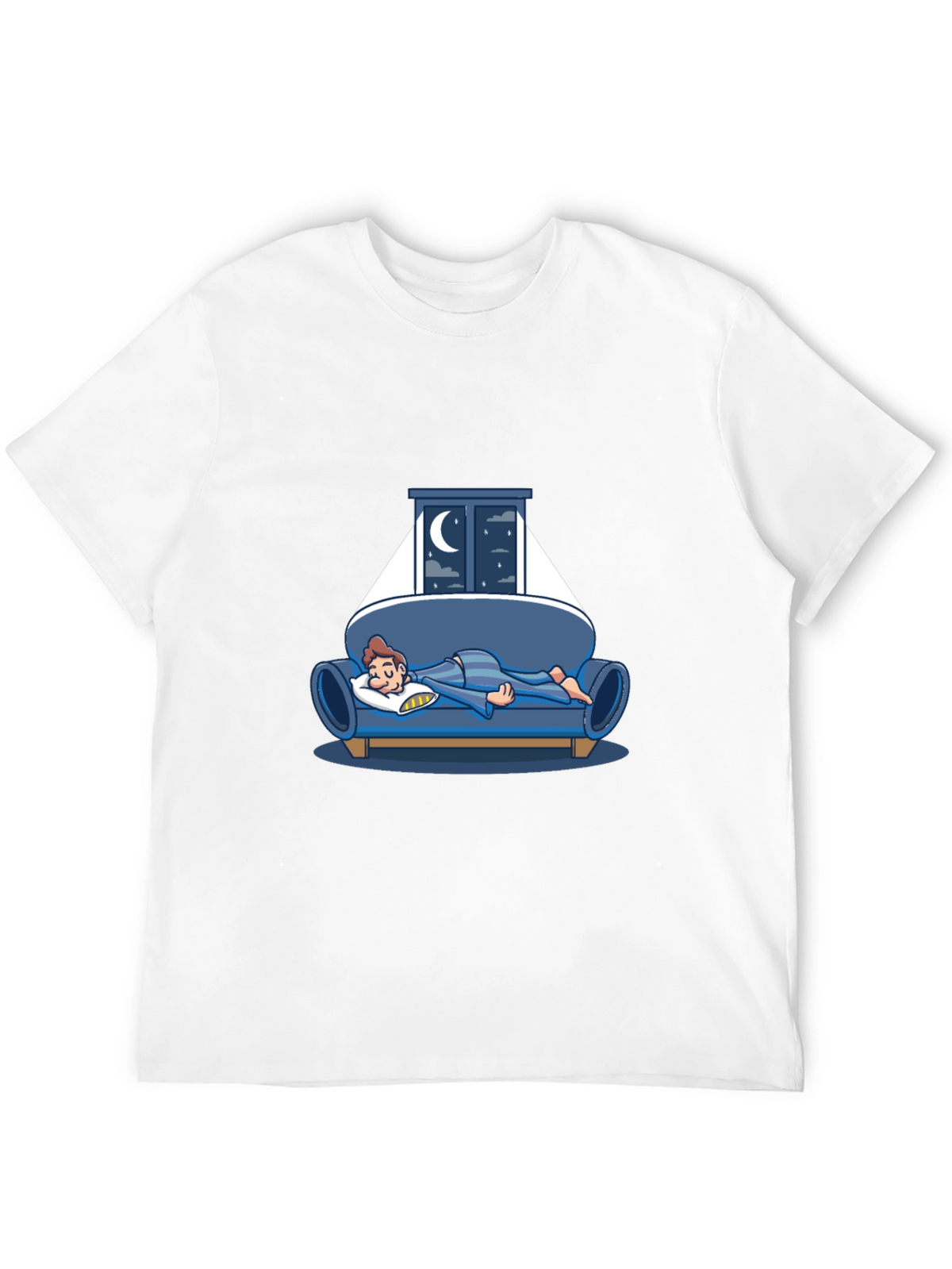 Sleepy Night T-Shirt - Relaxed Fit Cotton Tee