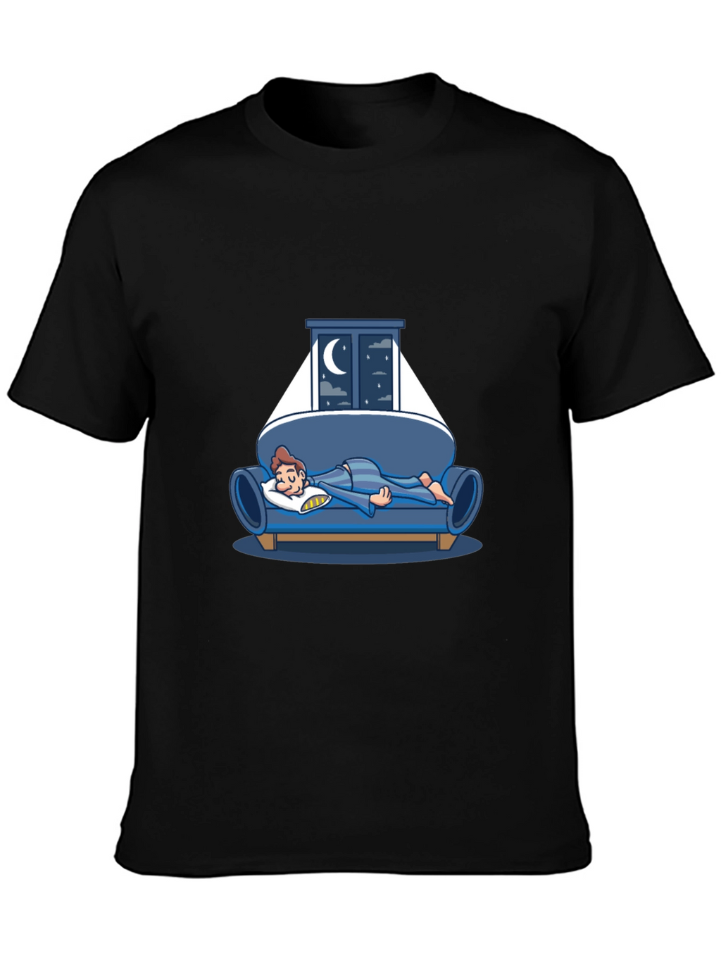 Sleepy Night T-Shirt - Relaxed Fit Cotton Tee