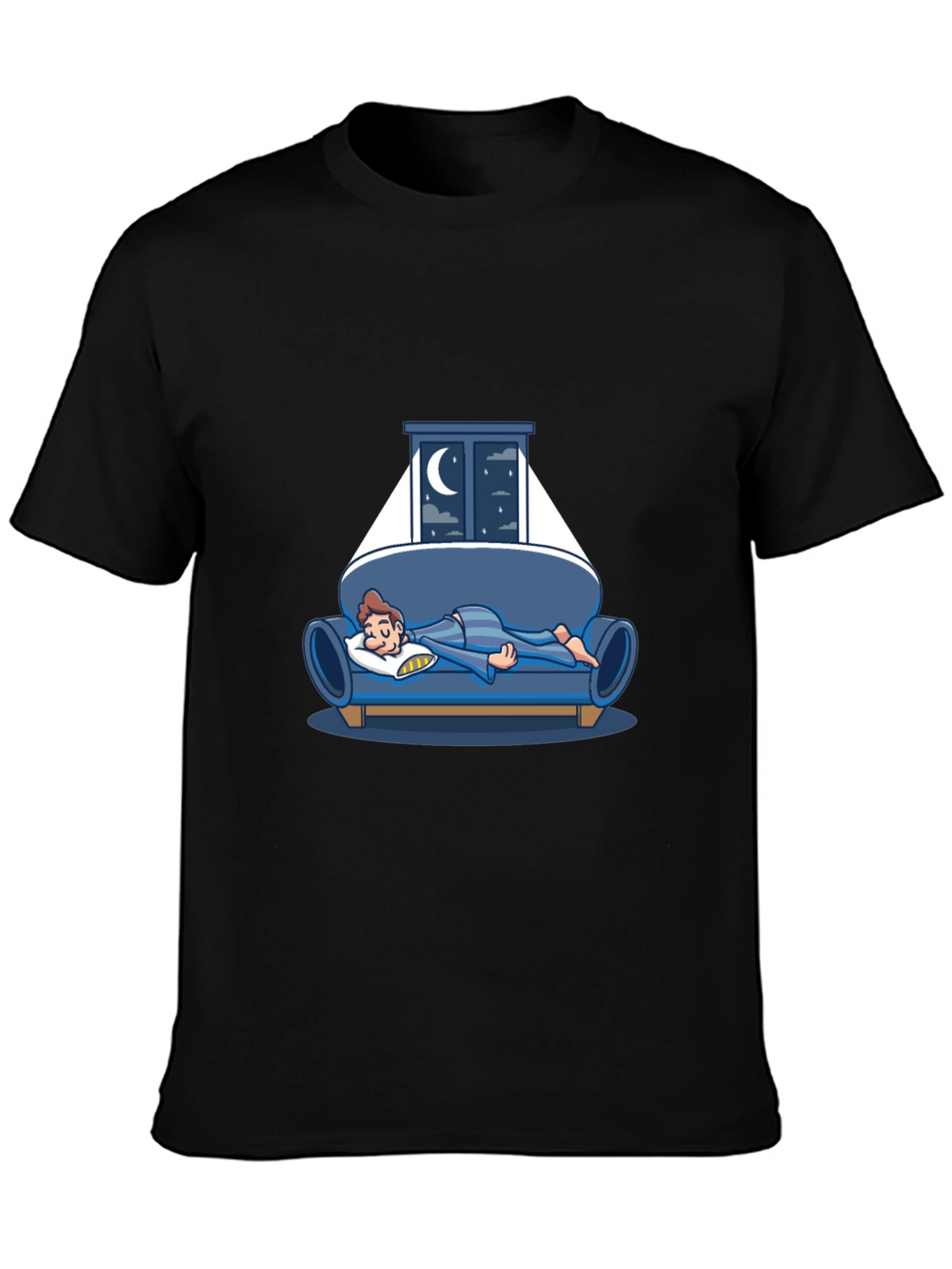 Sleepy Night T-Shirt - Relaxed Fit Cotton Tee