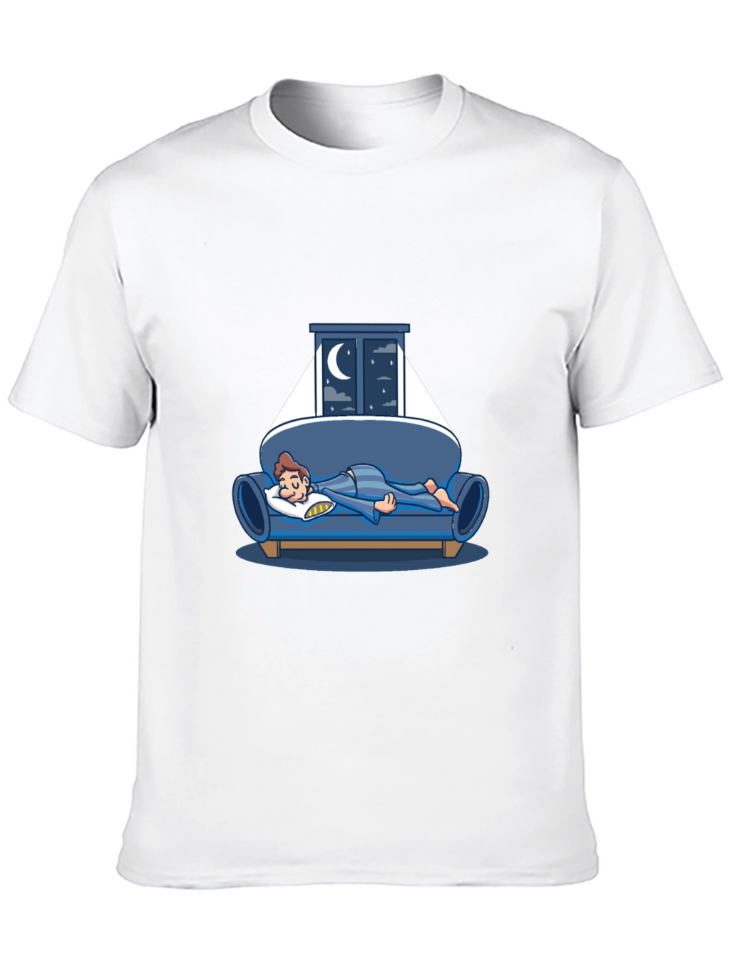 Sleepy Night T-Shirt - Relaxed Fit Cotton Tee