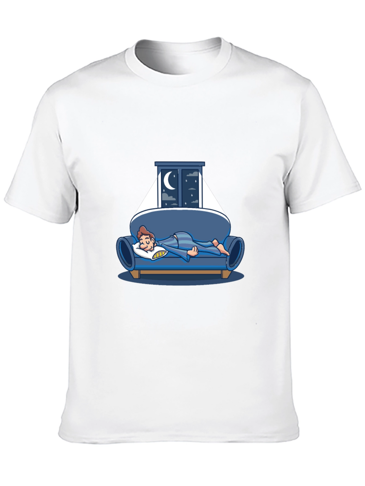 Sleepy Night T-Shirt - Relaxed Fit Cotton Tee