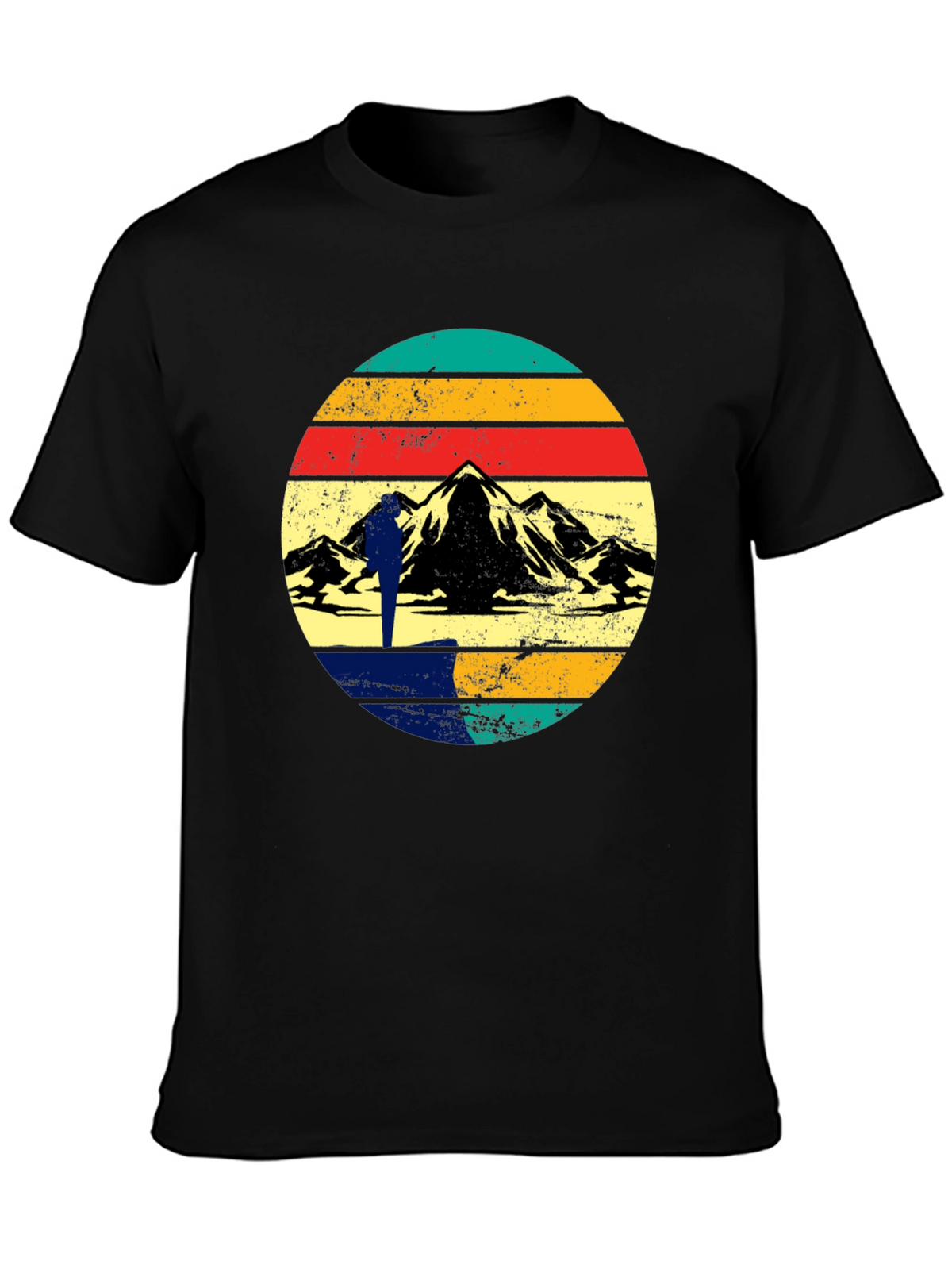 Retro Mountain Hiker Graphic Tee