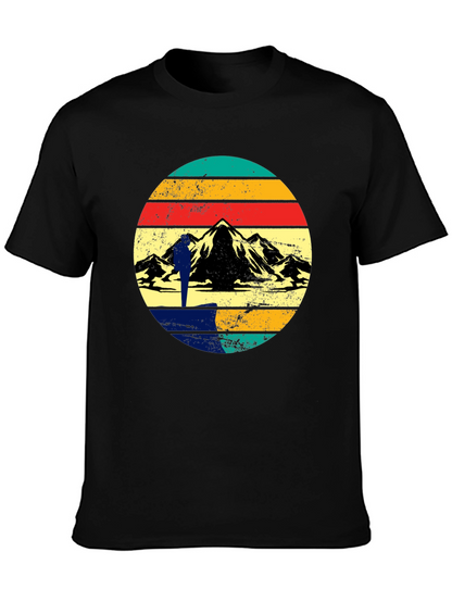 Retro Mountain Hiker Graphic Tee