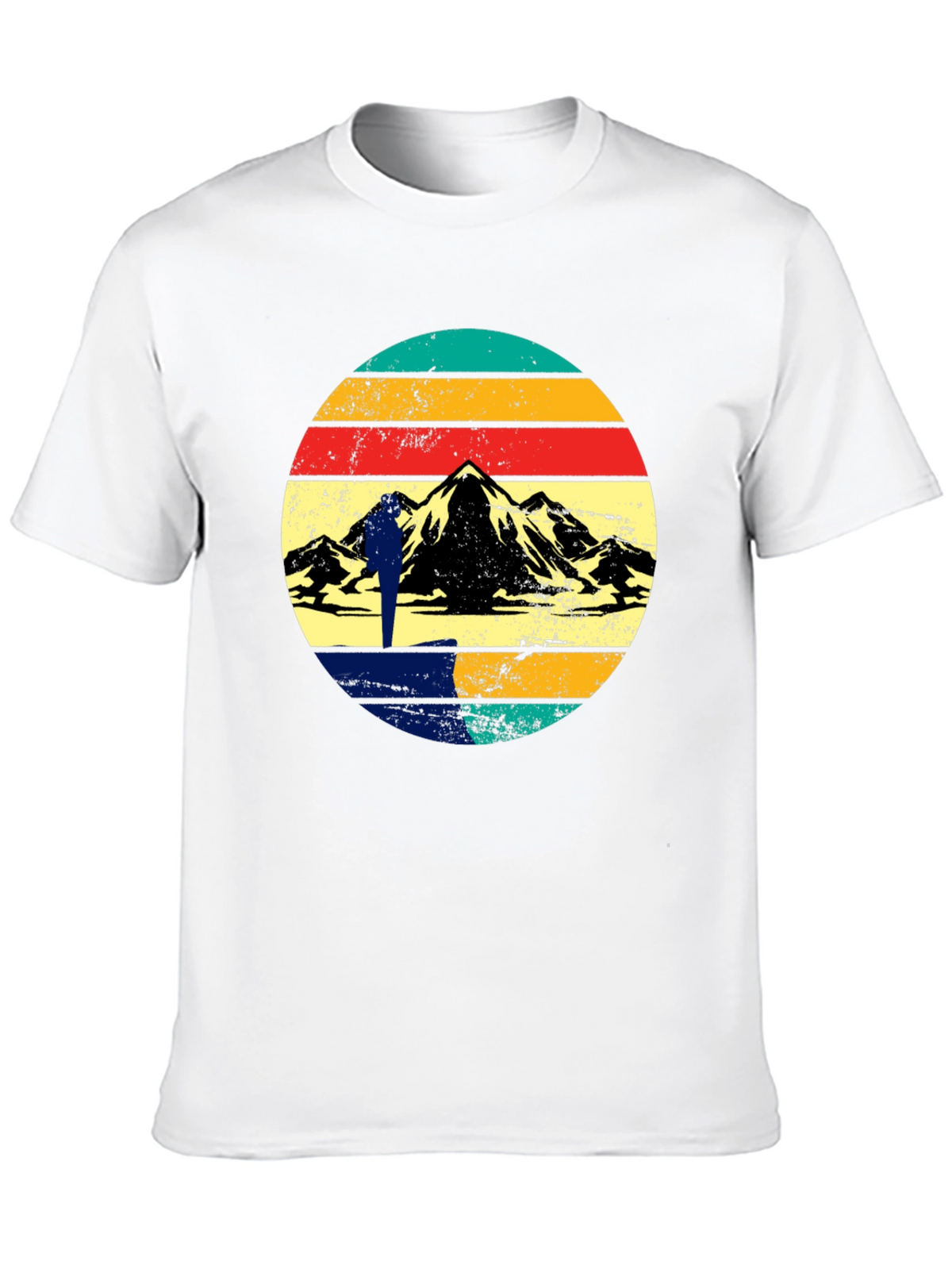 Retro Mountain Hiker Graphic Tee