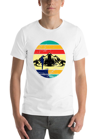 Retro Mountain Hiker Graphic Tee