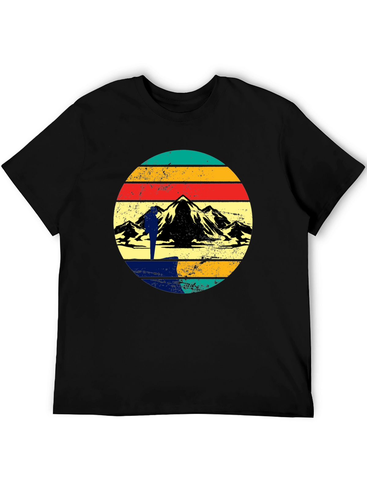Retro Mountain Hiker Graphic Tee