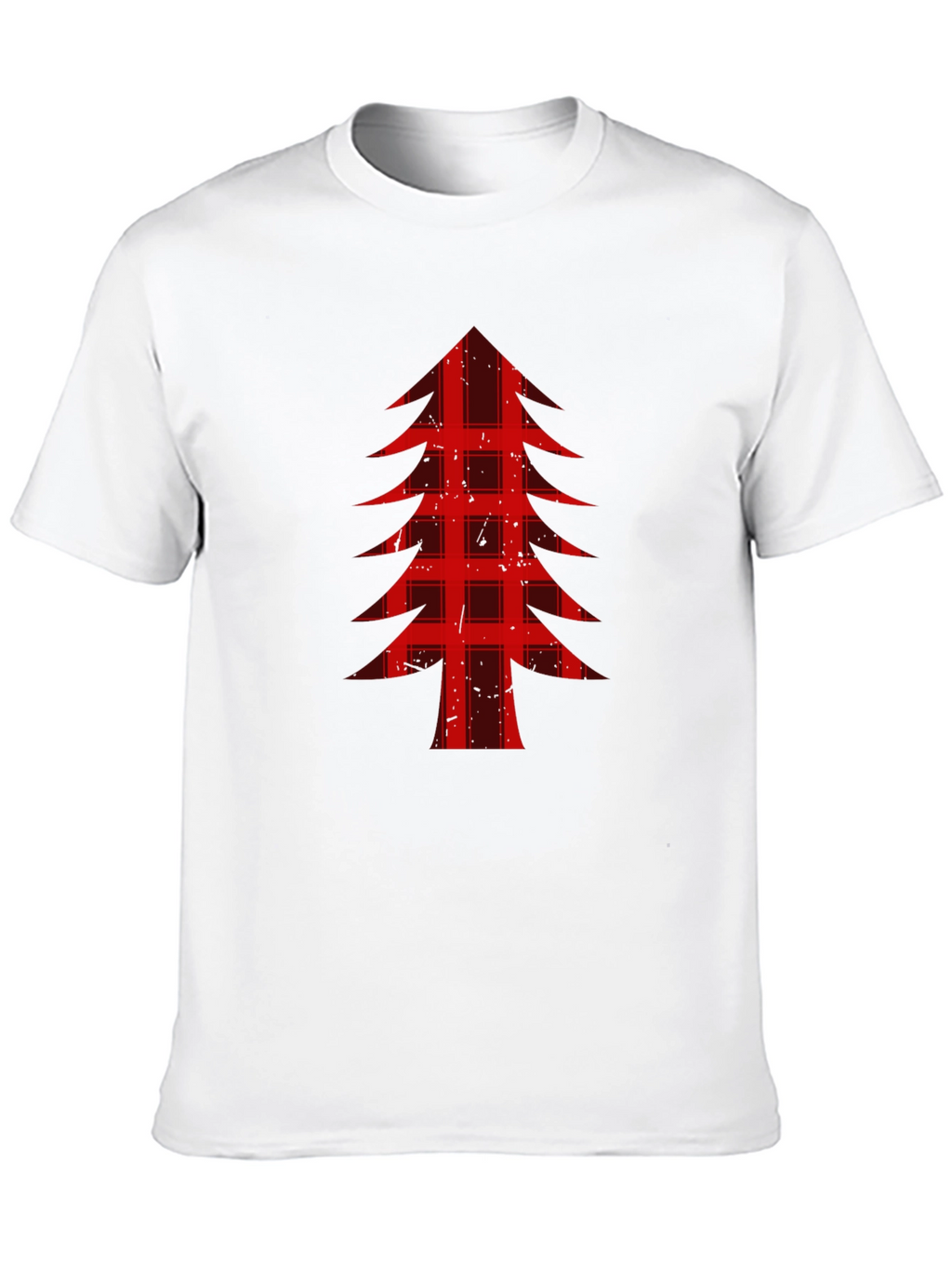 Buffalo Plaid Christmas Tree Graphic Tee