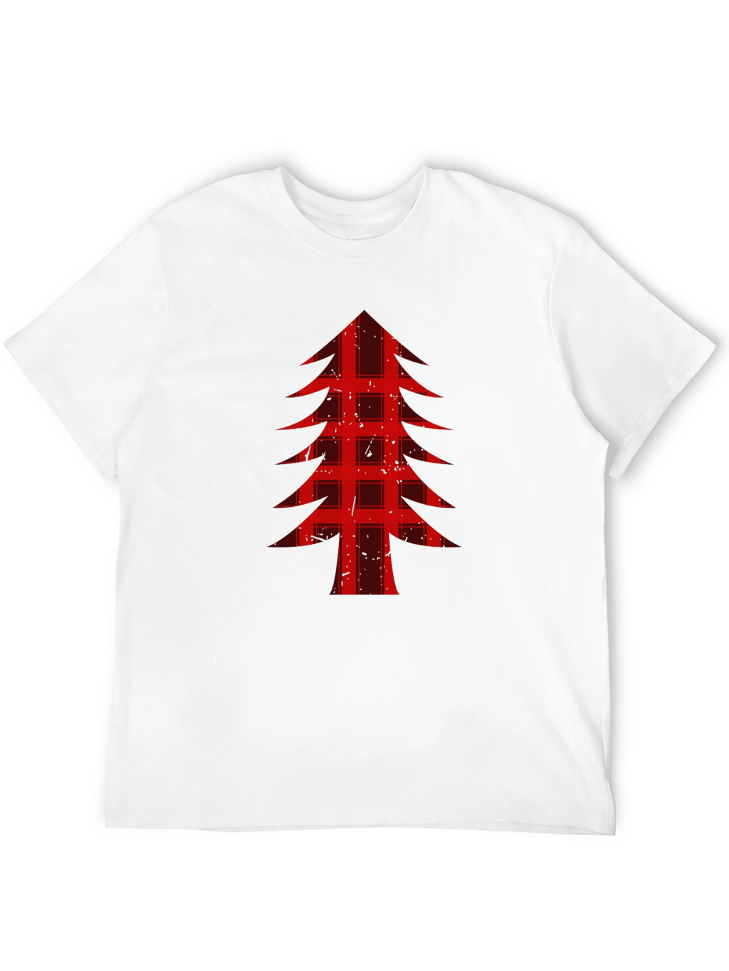 Buffalo Plaid Christmas Tree Graphic Tee