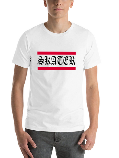 Skater Graphic Tee - Black Cotton Blend