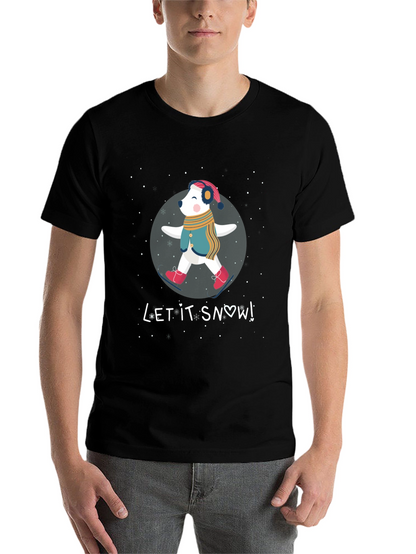 Let It Snow Bear Graphic T-Shirt