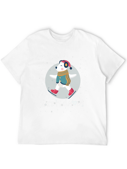 Let It Snow Bear Graphic T-Shirt