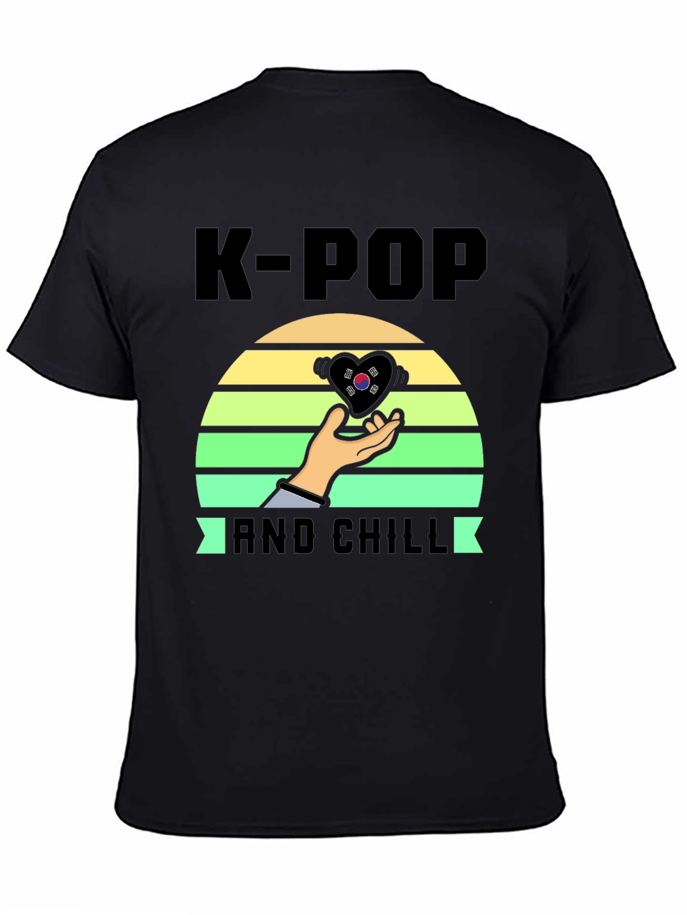 K-Pop & Chill T-Shirt - Korean Music Fan Tee
