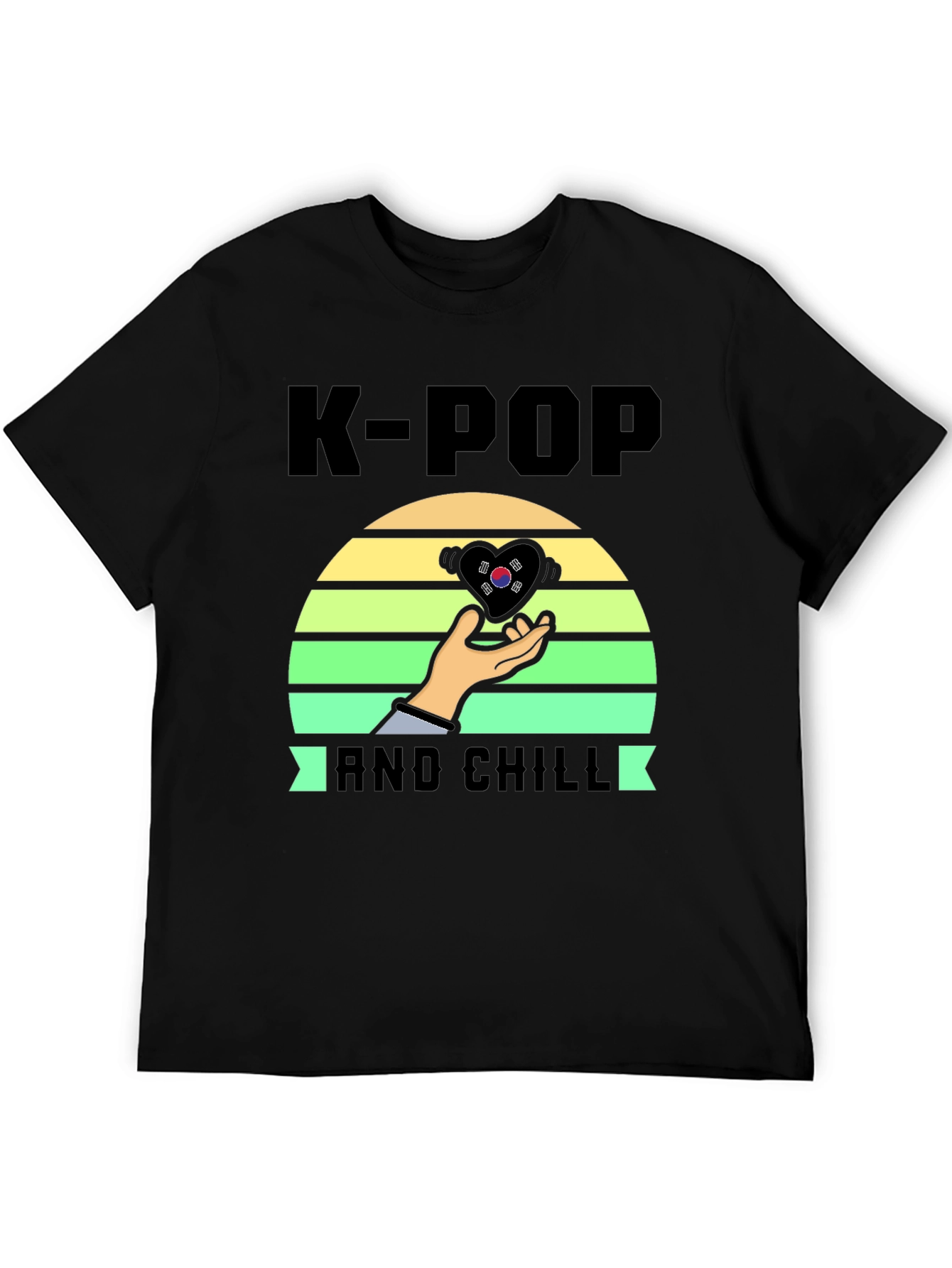 K-Pop & Chill T-Shirt - Korean Music Fan Tee