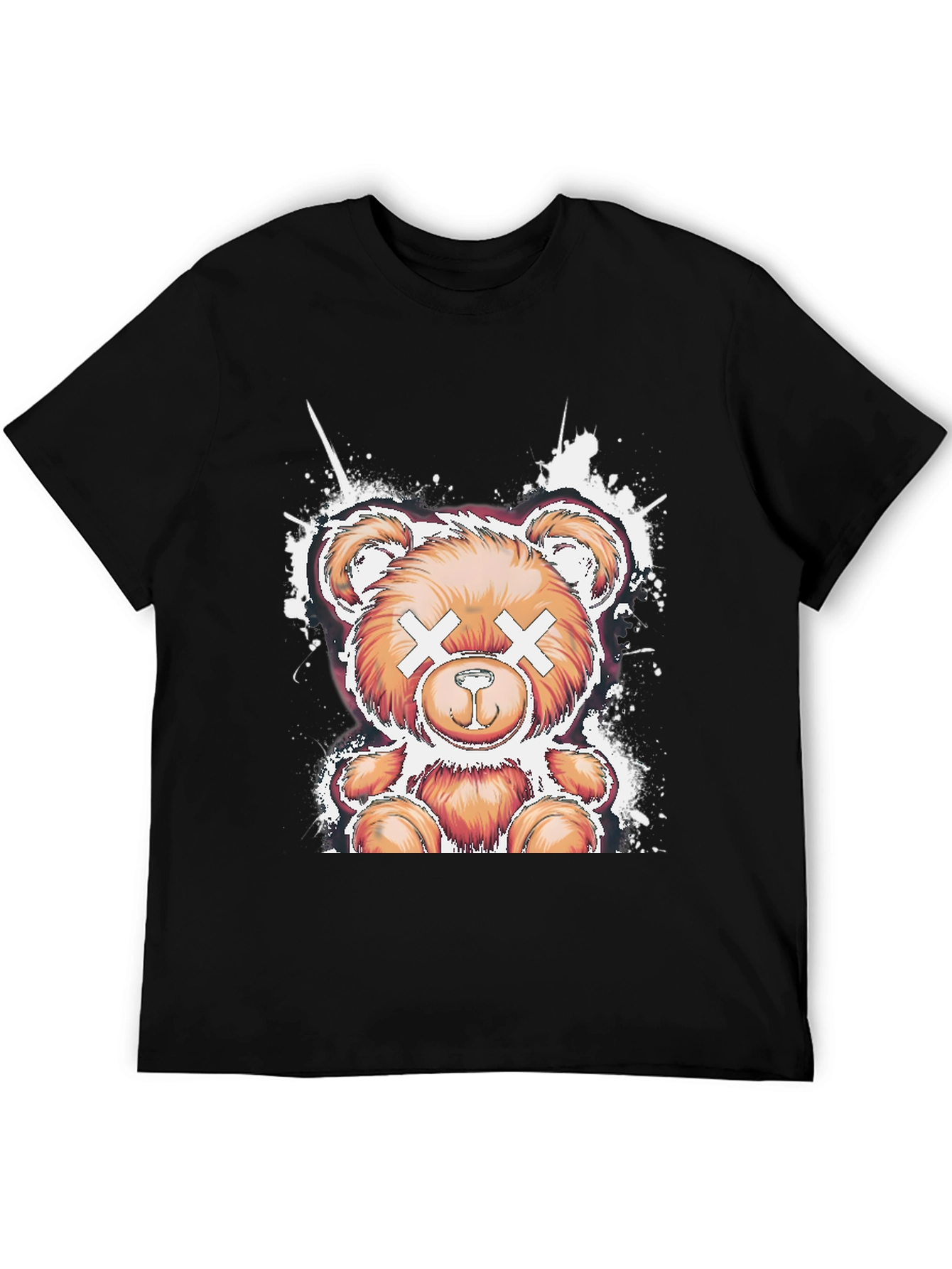 Cool Bear Graphic Tee - Casual Black T-Shirt