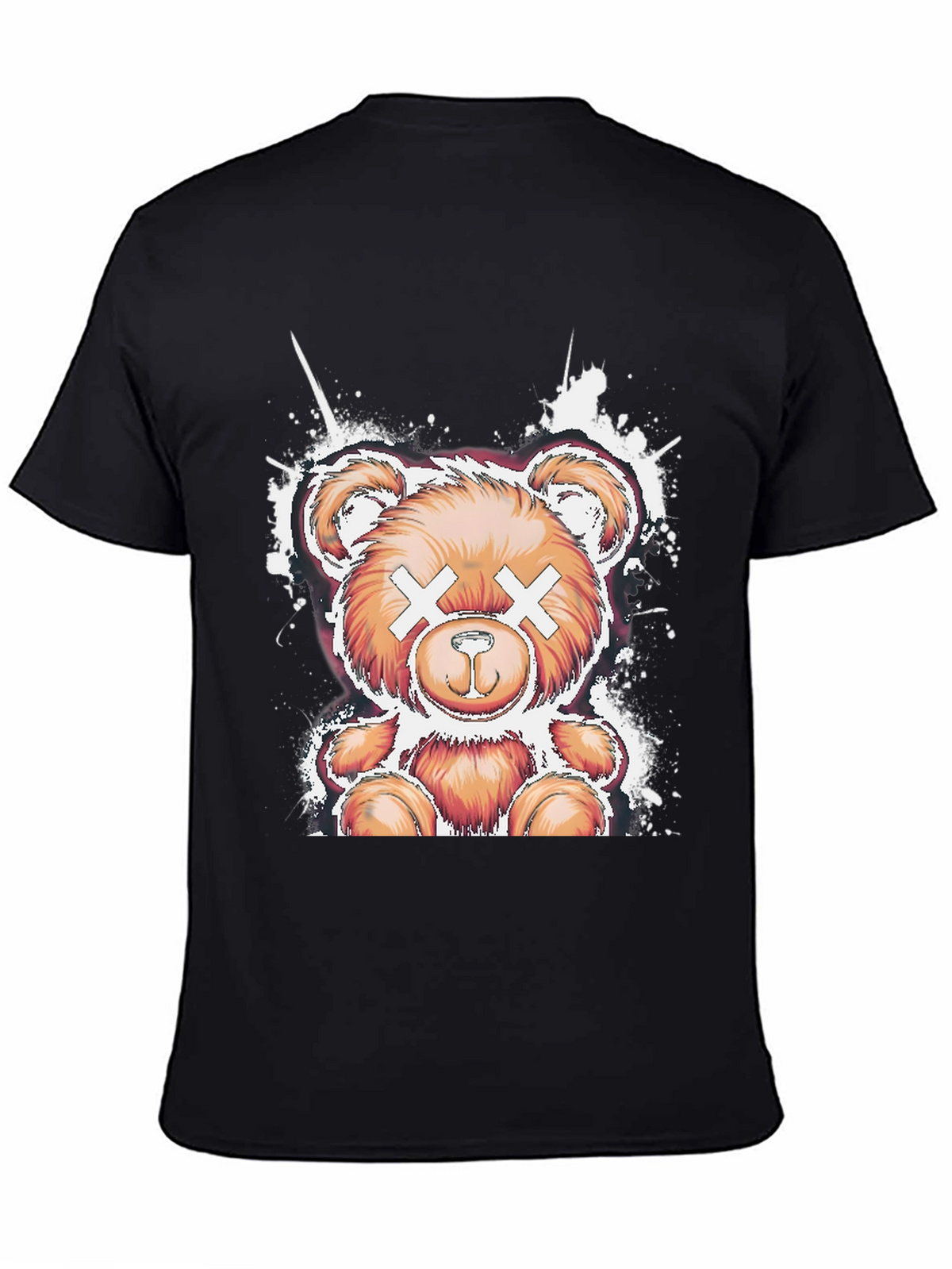Cool Bear Graphic Tee - Casual Black T-Shirt