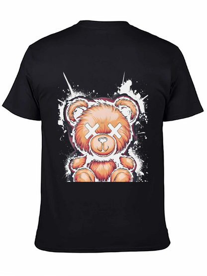 Cool Bear Graphic Tee - Casual Black T-Shirt