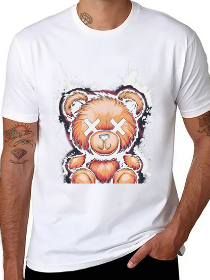 Cool Bear Graphic Tee - Casual Black T-Shirt