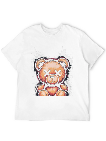 Cool Bear Graphic Tee - Casual Black T-Shirt