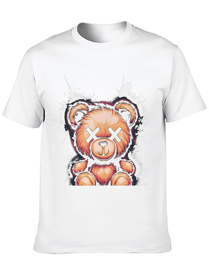 Cool Bear Graphic Tee - Casual Black T-Shirt