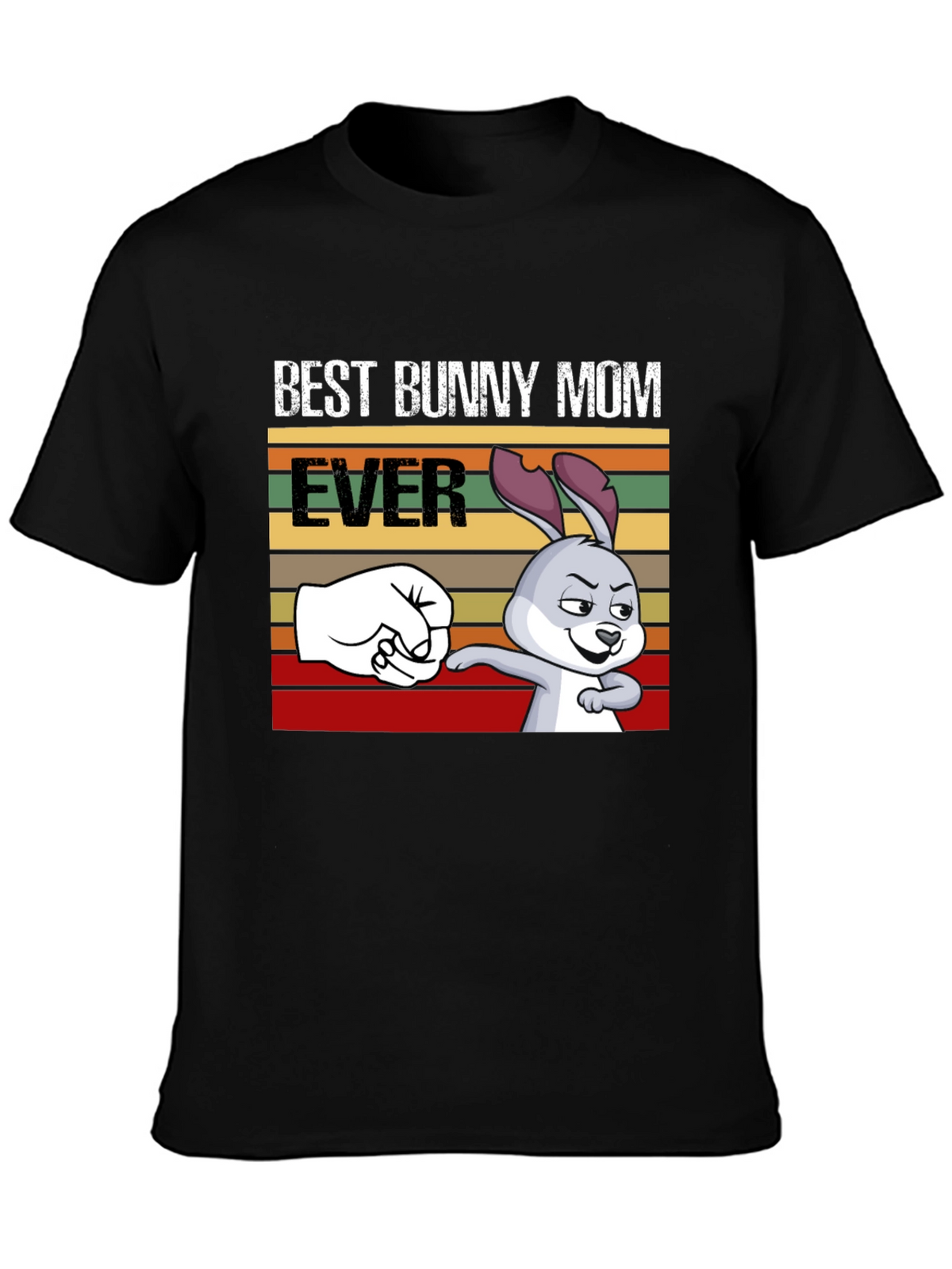 Best Bunny Mom Ever T-Shirt Fun Easter Tee