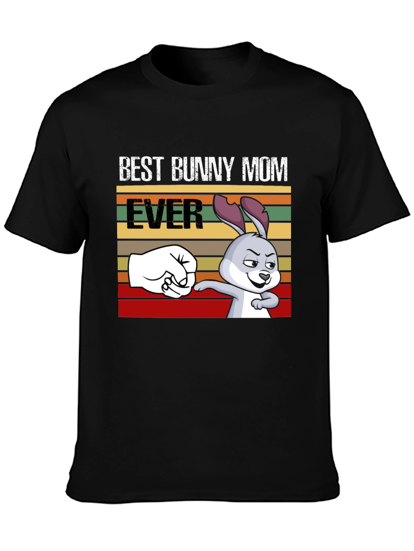Best Bunny Mom Ever T-Shirt Fun Easter Tee