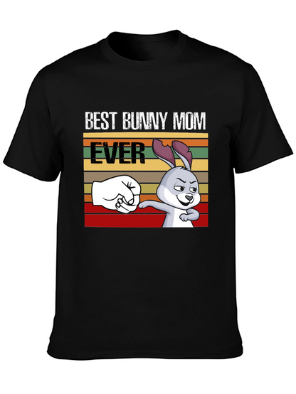 Best Bunny Mom Ever T-Shirt Fun Easter Tee