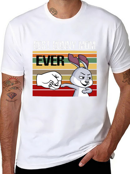 Best Bunny Mom Ever T-Shirt Fun Easter Tee