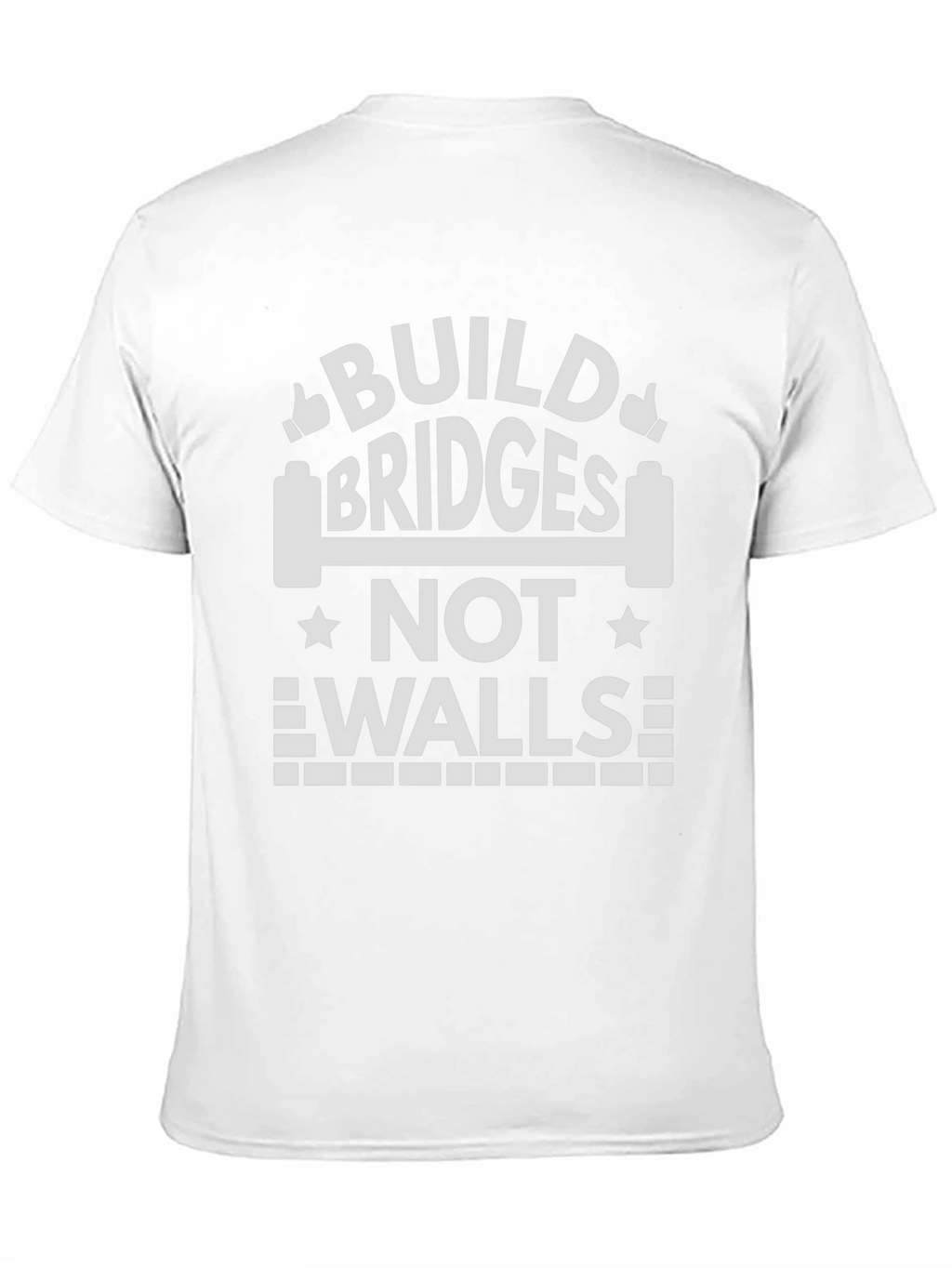Build Bridges Not Walls Graphic T-Shirt