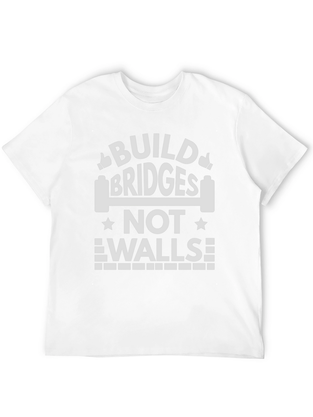 Build Bridges Not Walls Graphic T-Shirt