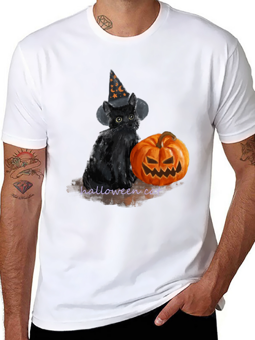 Halloween Cat T-Shirt