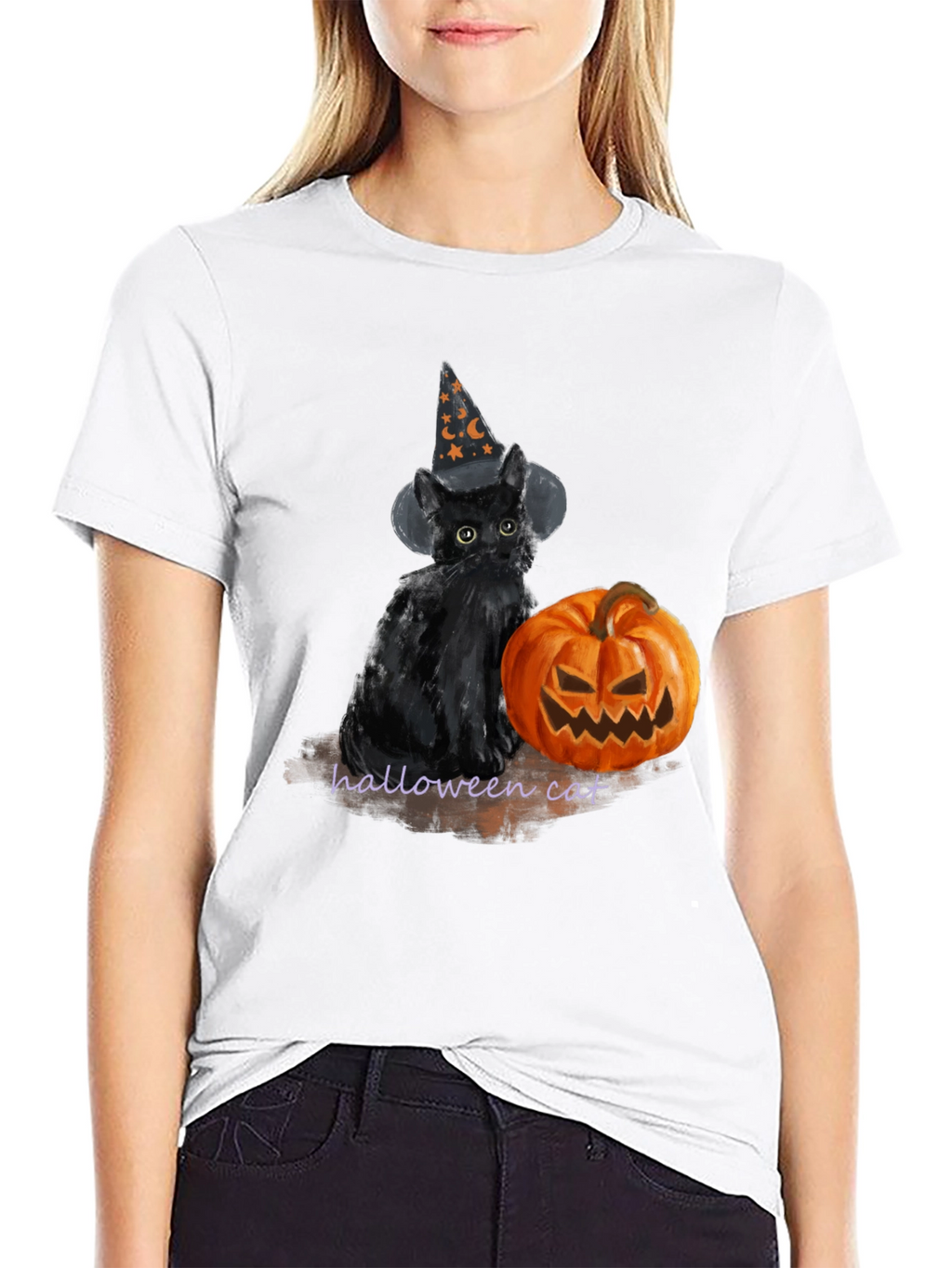 Halloween Cat T-Shirt