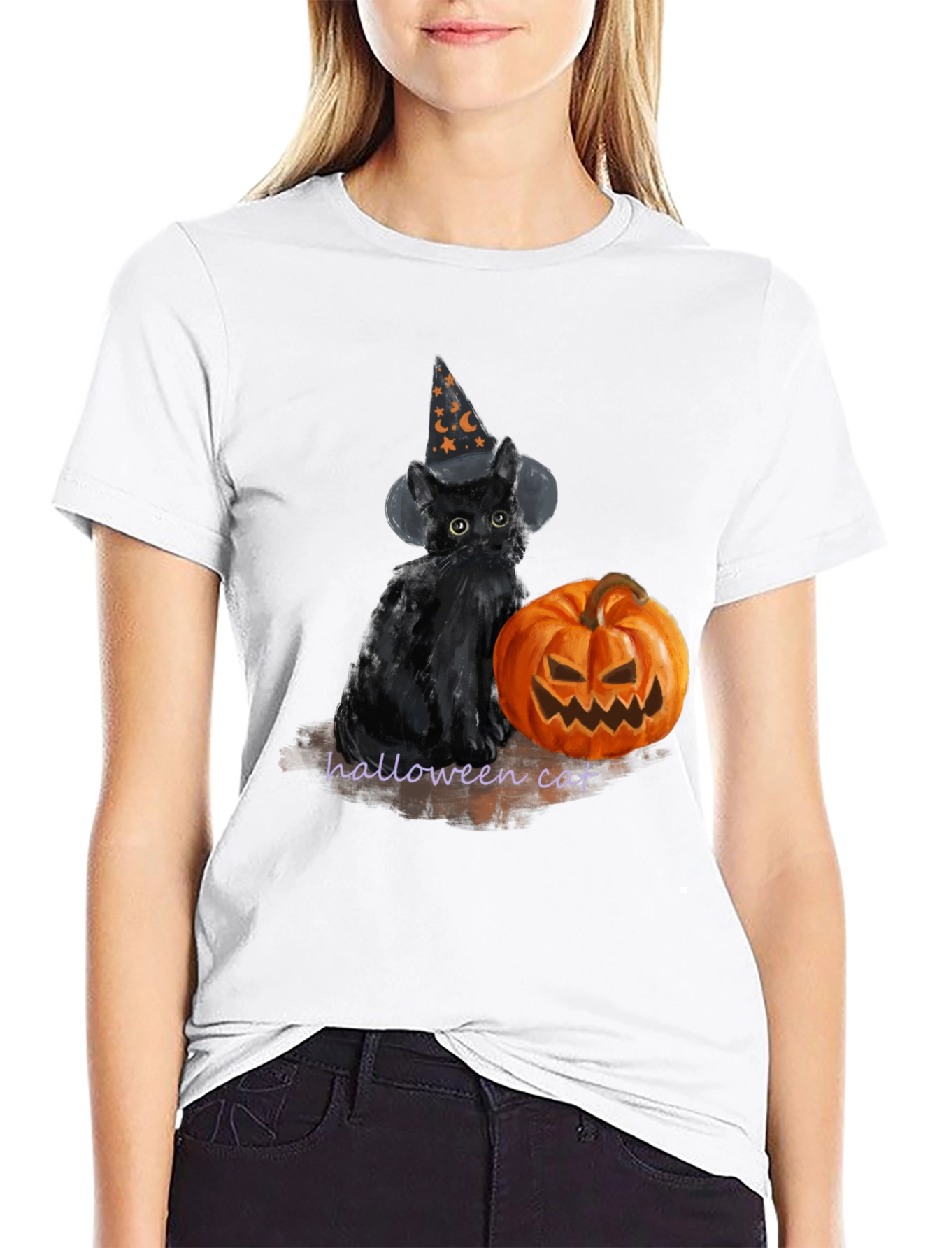 Halloween Cat T-Shirt