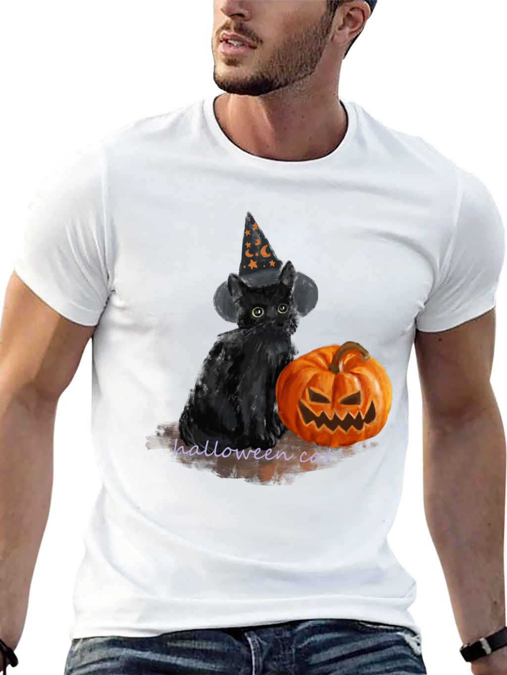 Halloween Cat T-Shirt