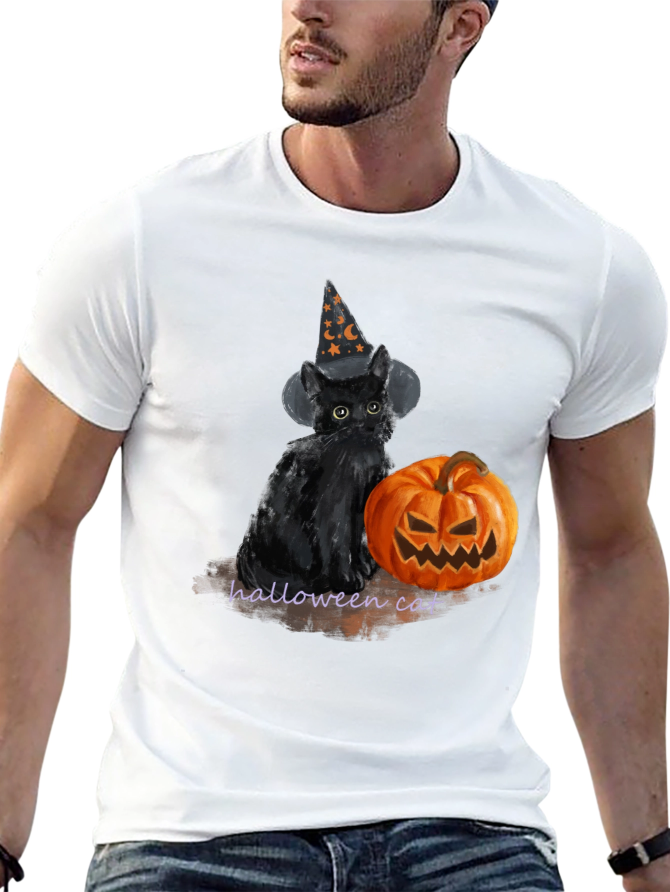 Halloween Cat T-Shirt