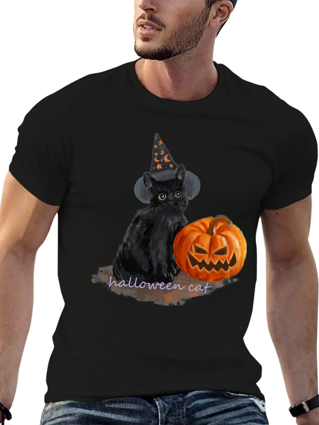 Halloween Cat T-Shirt