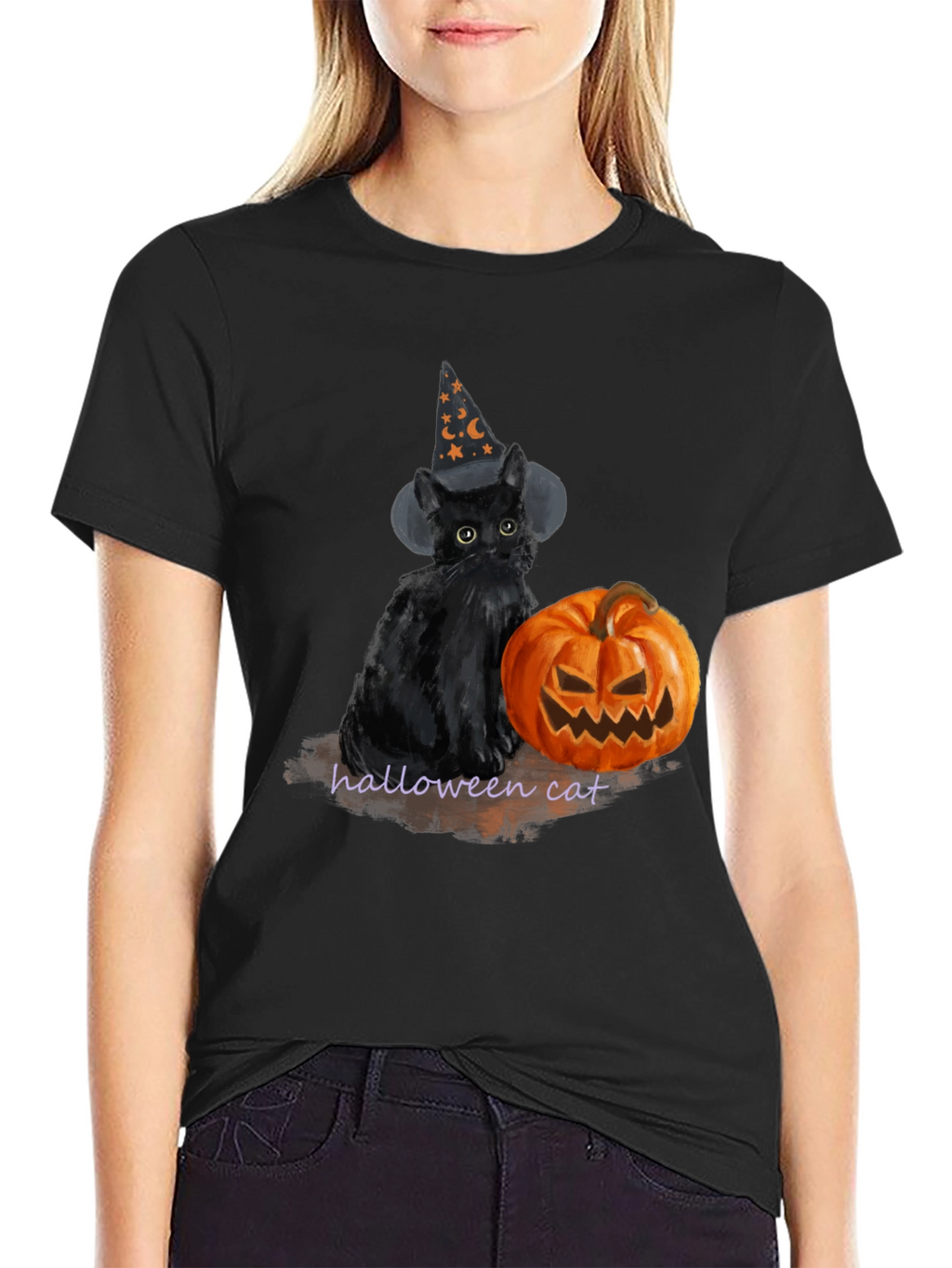 Halloween Cat T-Shirt