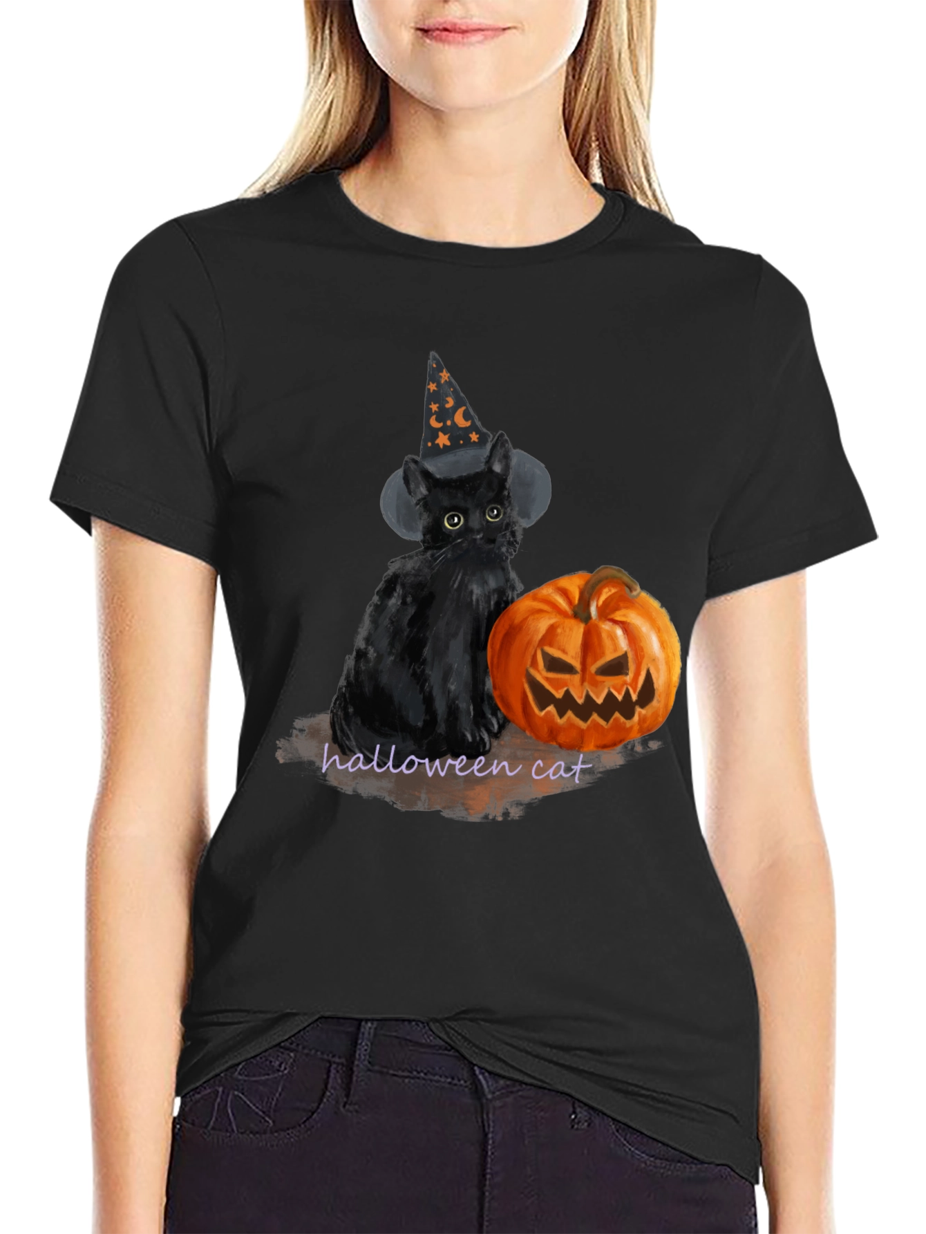 Halloween Cat T-Shirt