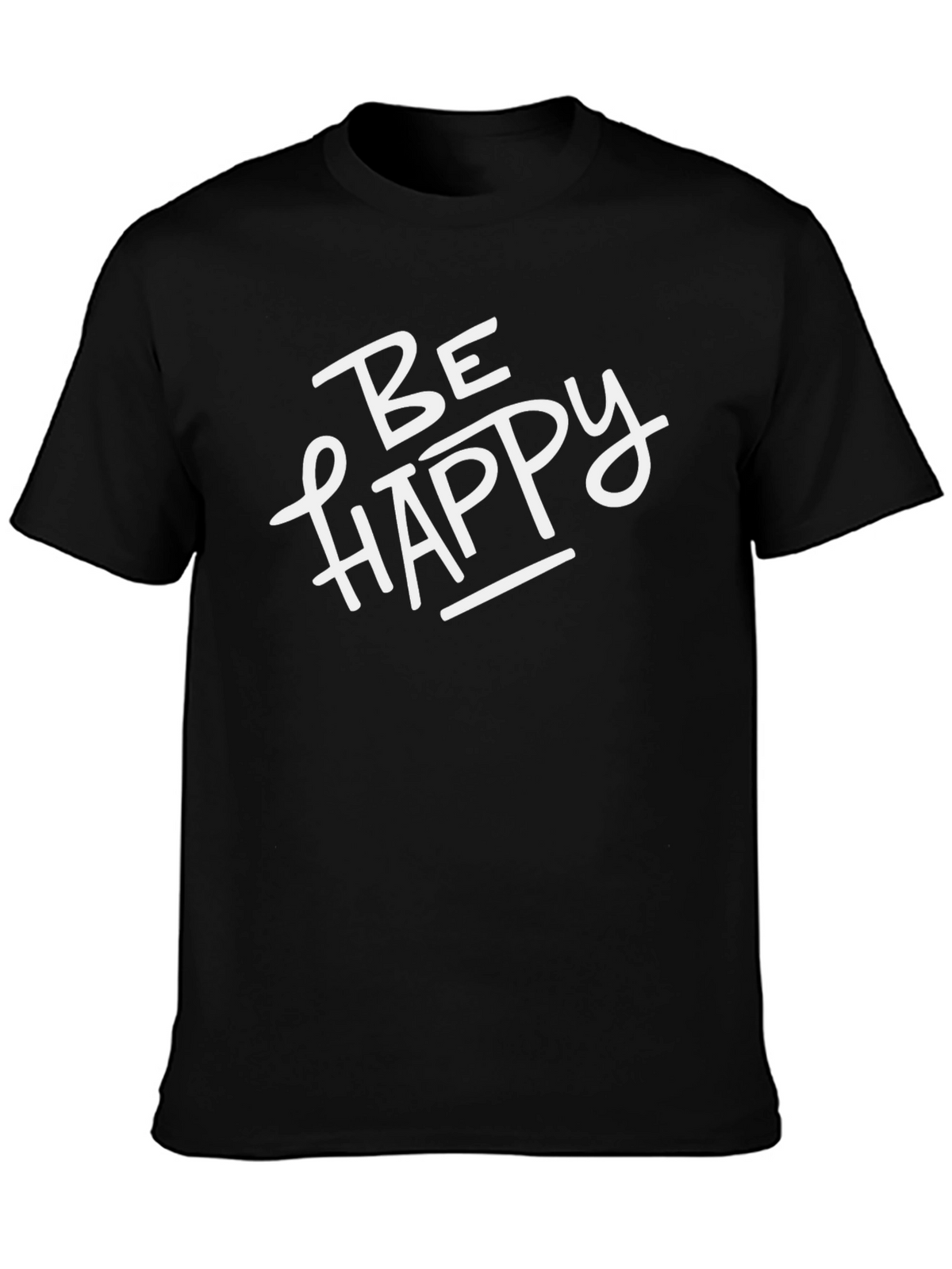 Be Happy Graphic Tee - Unisex Casual Shirt