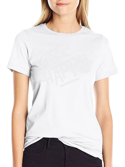 Be Happy Graphic Tee - Unisex Casual Shirt