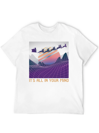 Retro Santa T-Shirt - Its All In Your Mind