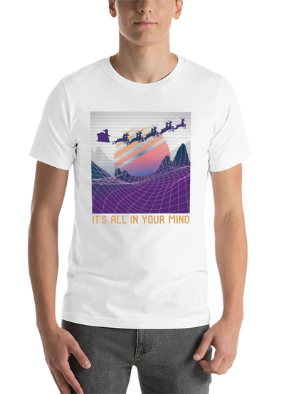 Retro Santa T-Shirt - Its All In Your Mind