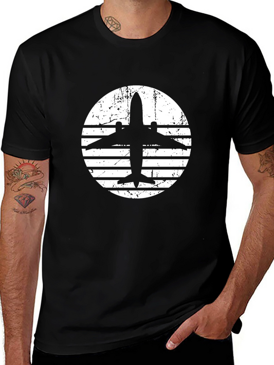 Airplane Graphic T-Shirt - Vintage Style