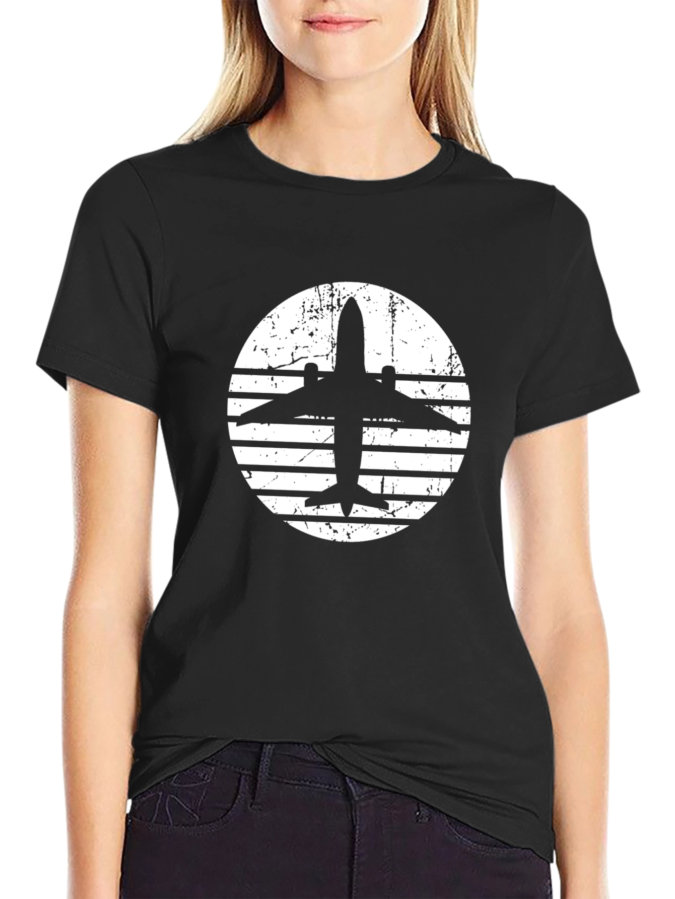 Airplane Graphic T-Shirt - Vintage Style