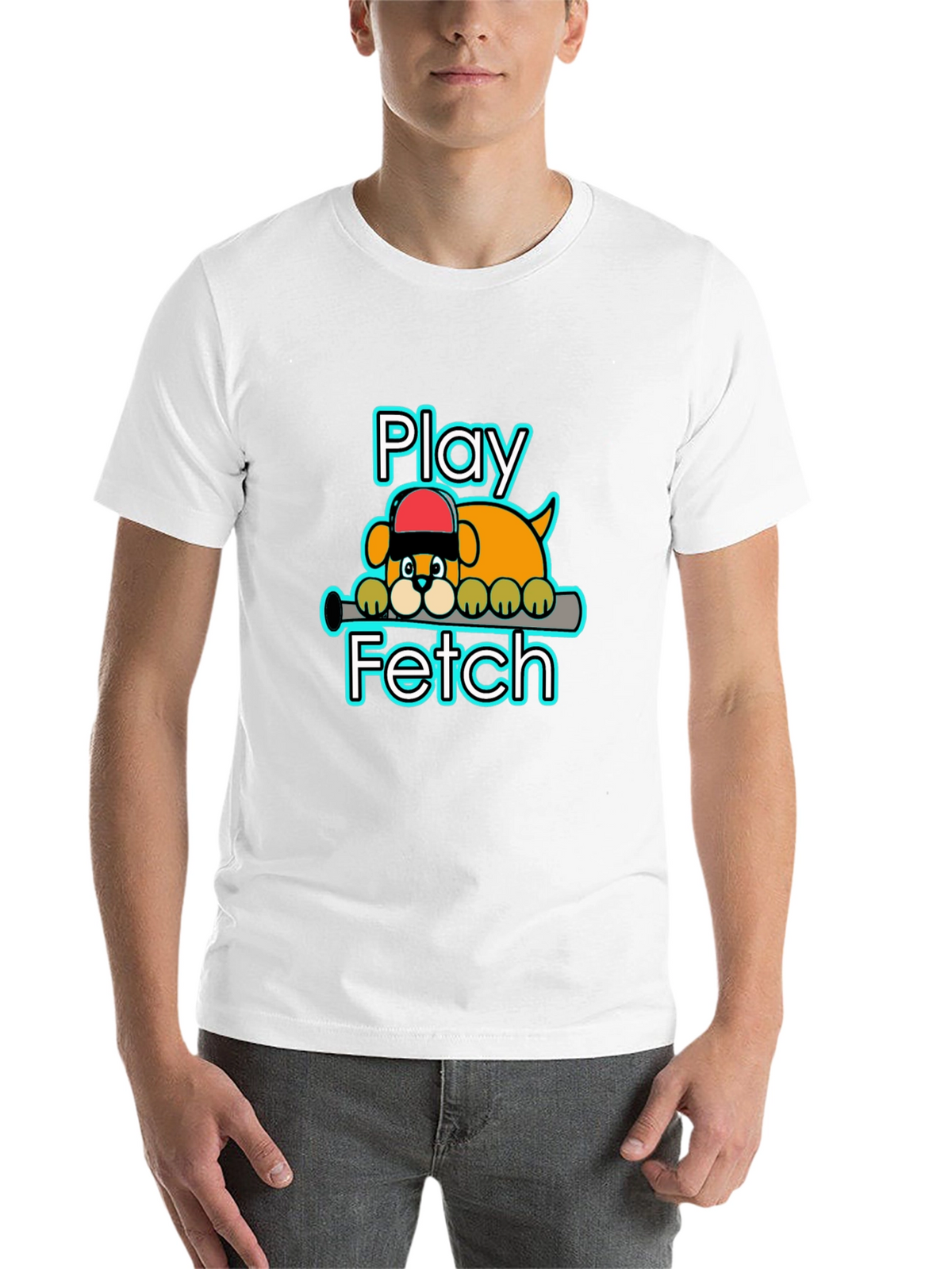 Play Fetch Baseball Dog T-Shirt