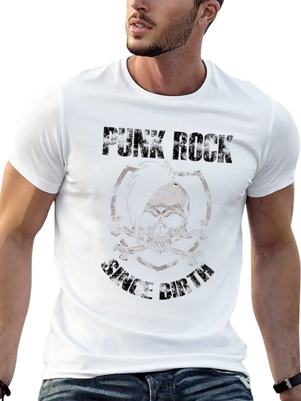 Punk Rock Since Birth Graphic Tee