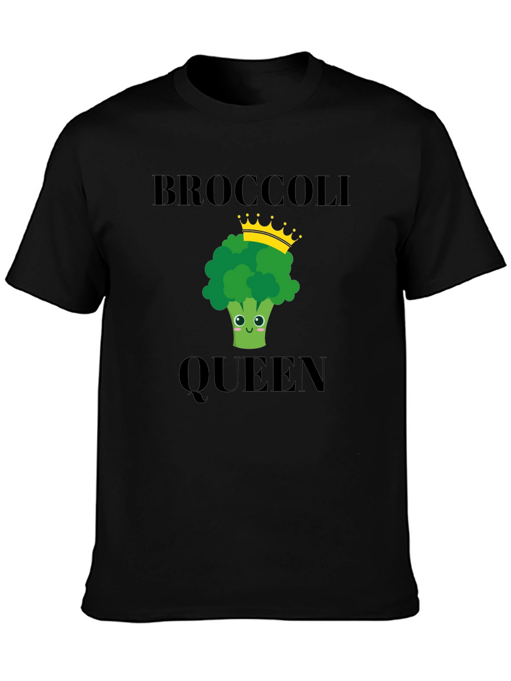 Broccoli Queen T-Shirt - Funny Vegetarian Tee