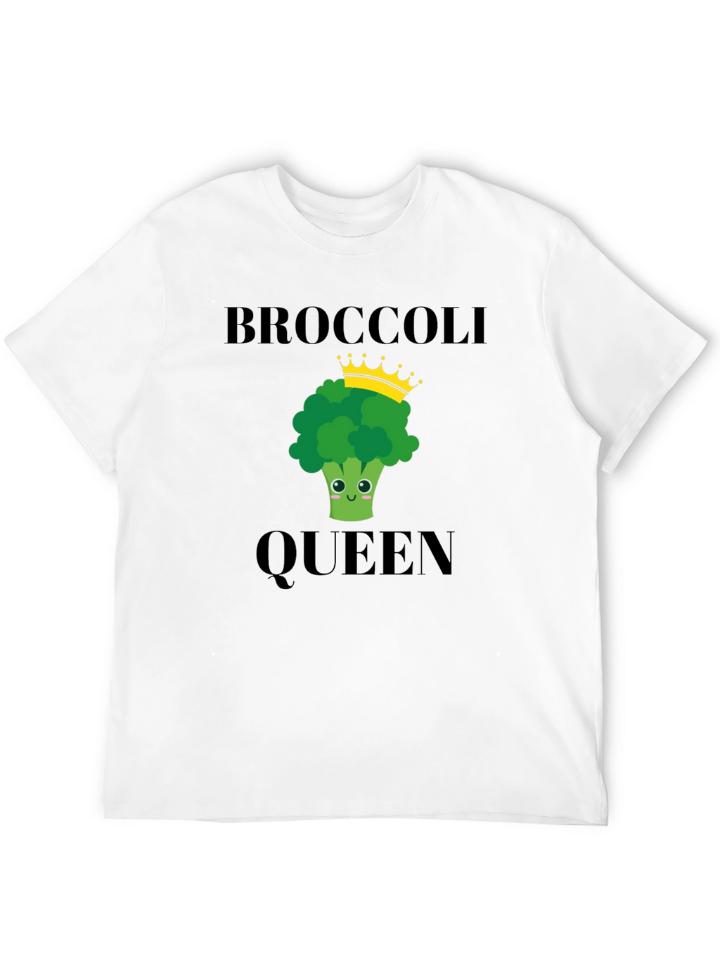 Broccoli Queen T-Shirt - Funny Vegetarian Tee