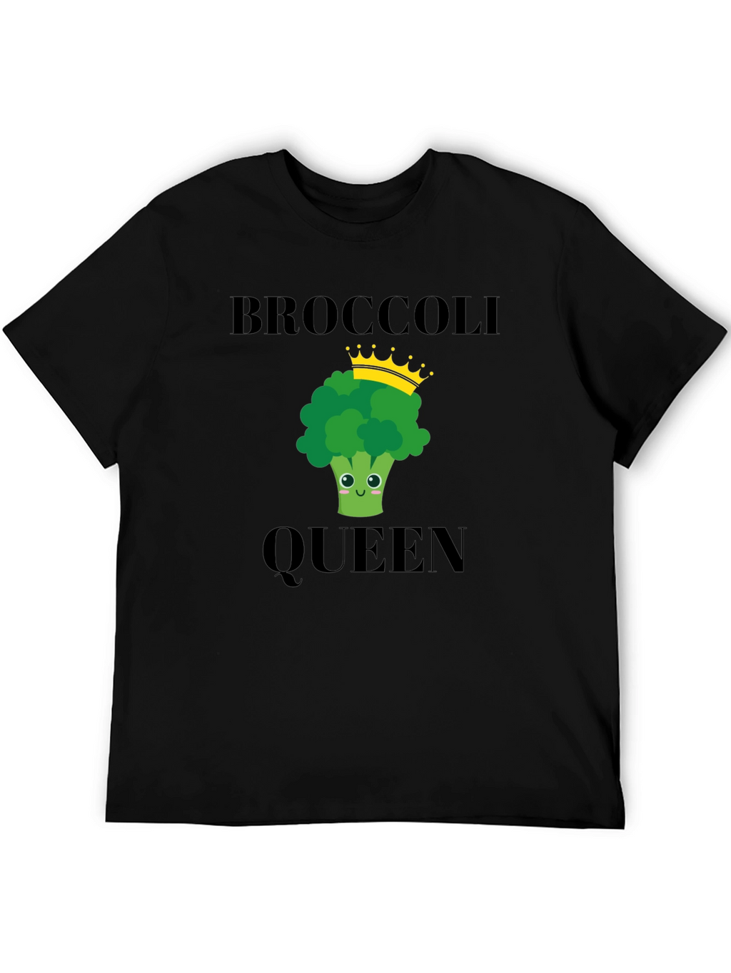 Broccoli Queen T-Shirt - Funny Vegetarian Tee