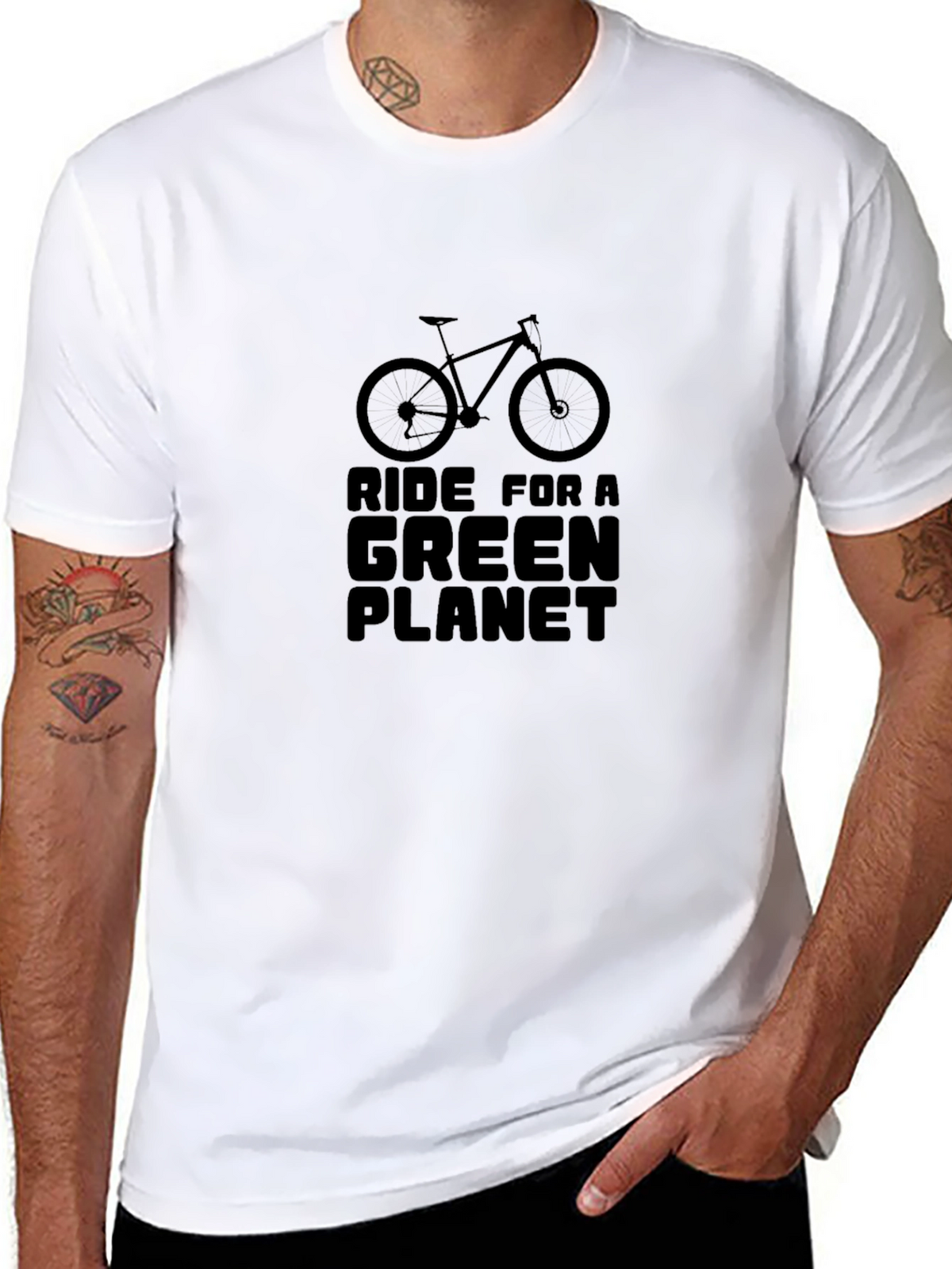 Ride for a Green Planet Graphic Tee